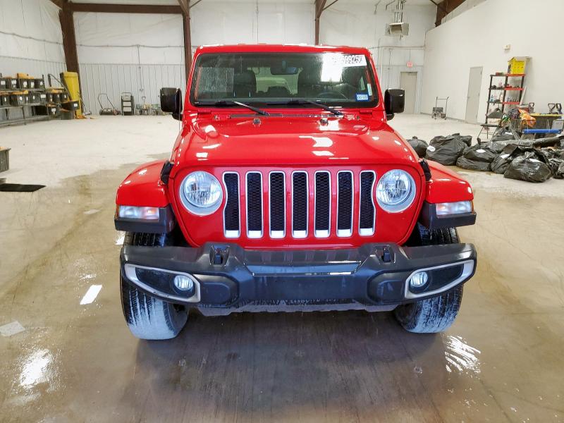 1C4HJXEG4KW590105 - 2019 JEEP WRANGLER UNLIMITED SAHARA Qırmızı foto 5
