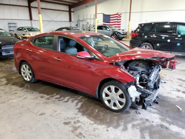 KMHDH4AE7CU379955 - 2012 HYUNDAI ELANTRA GLS RED photo 4