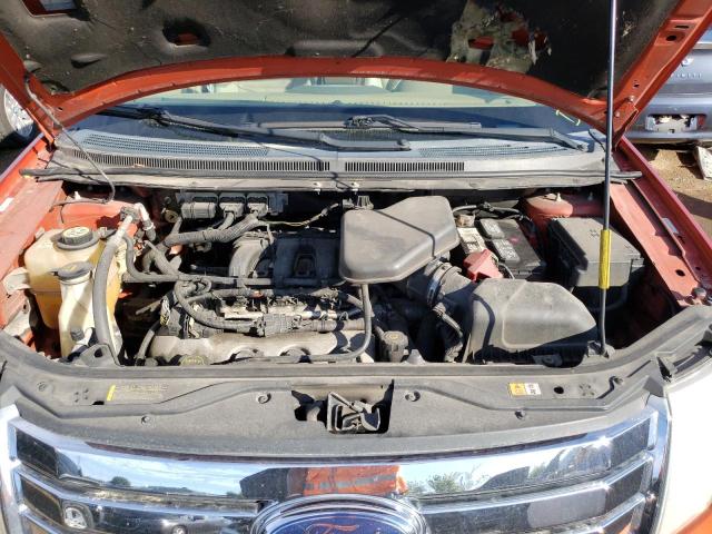 2FMDK48C67BB64388 - 2007 FORD EDGE SEL ORANGE photo 11