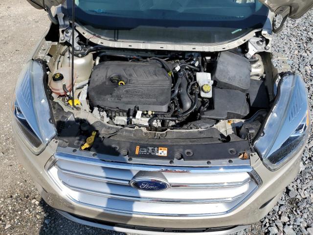 1FMCU0JD7HUC73293 - 2017 FORD ESCAPE TITANIUM თაფლისფერი ფოტო 12