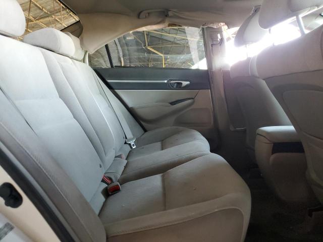 1HGFA16849L006049 - 2009 HONDA CIVIC EX WHITE photo 10