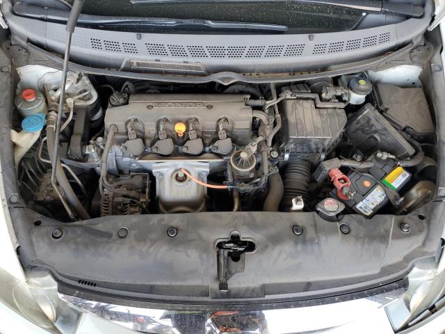 1HGFA16849L006049 - 2009 HONDA CIVIC EX WHITE photo 11