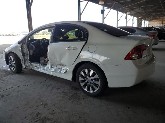 1HGFA16849L006049 - 2009 HONDA CIVIC EX WHITE photo 2