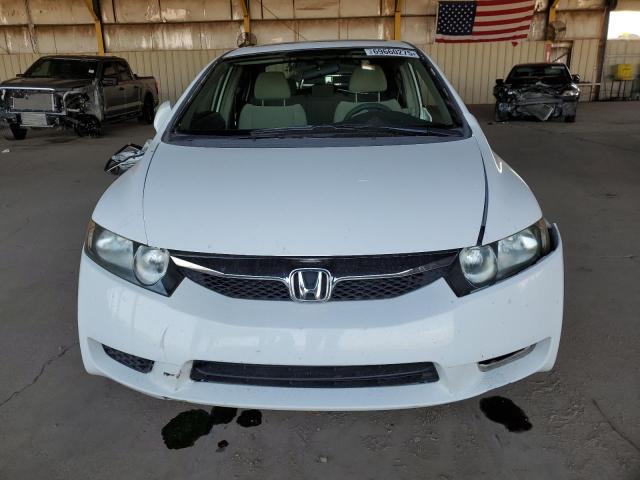 1HGFA16849L006049 - 2009 HONDA CIVIC EX WHITE photo 5