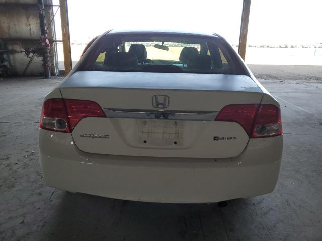 1HGFA16849L006049 - 2009 HONDA CIVIC EX WHITE photo 6
