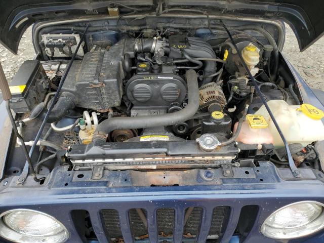 1J4FA29163P356845 - 2003 JEEP WRANGLER / SE BLUE photo 11