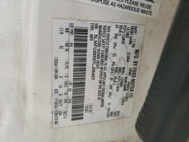 5LMFU28597LJ06457 - 2007 LINCOLN NAVIGATOR 米色 照片 13