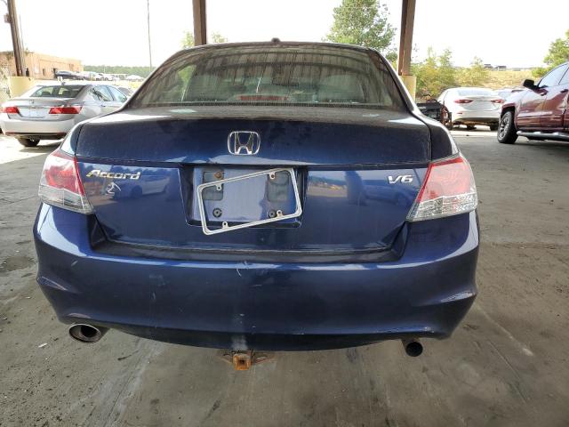 1HGCP368X9A008011 - 2009 HONDA ACCORD EXL BLUE photo 6