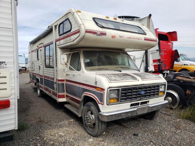 1FDKE30L2DHA94343 - 1983 FORD ECONOLINE E350 CUTAWAY VAN BEIGE photo 1