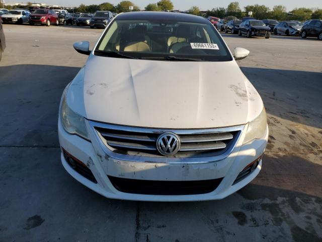 WVWHN7AN9AE543374 - 2010 VOLKSWAGEN CC LUXURY WHITE photo 5