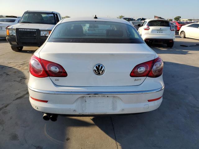 WVWHN7AN9AE543374 - 2010 VOLKSWAGEN CC LUXURY WHITE photo 6