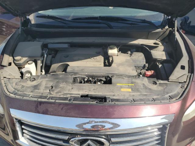 5N1AL0MMXEC506459 - 2014 INFINITI QX60 BURGUNDY photo 12