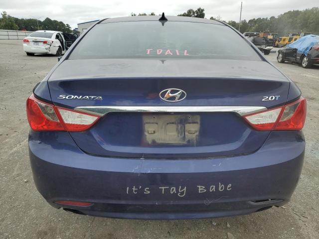 5NPEC4AB8CH422917 - 2012 HYUNDAI SONATA SE BLUE photo 6