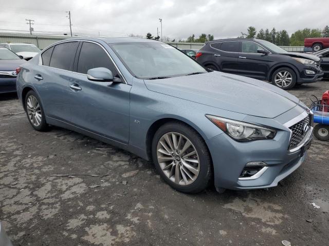 JN1EV7AR7JM441585 - 2018 INFINITI Q50 LUXE BLUE photo 4