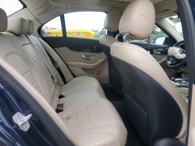55SWF4KB7GU097156 - 2016 MERCEDES-BENZ C 300 4MATIC BLUE photo 10