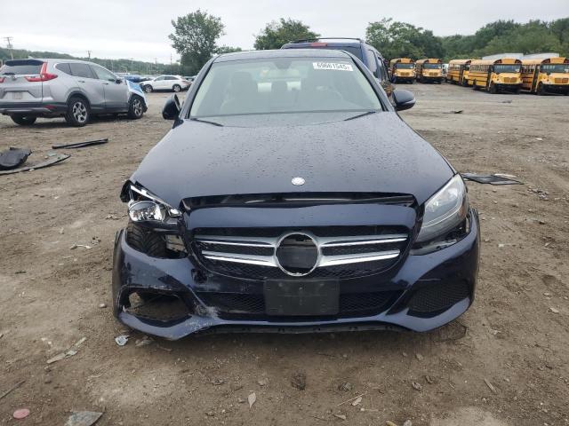 55SWF4KB7GU097156 - 2016 MERCEDES-BENZ C 300 4MATIC BLUE photo 5