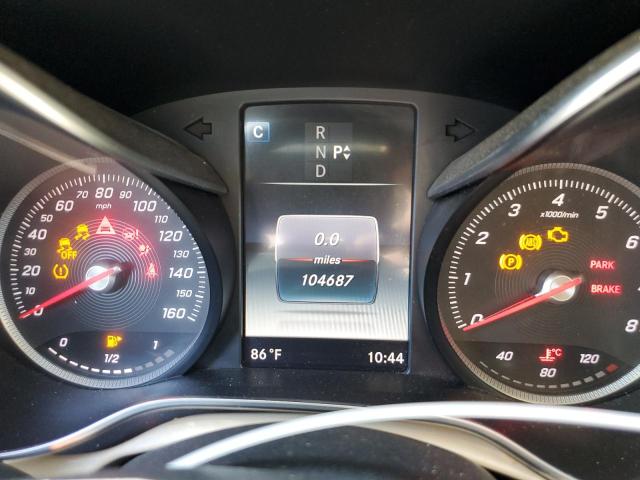 55SWF4KB7GU097156 - 2016 MERCEDES-BENZ C 300 4MATIC BLUE photo 9