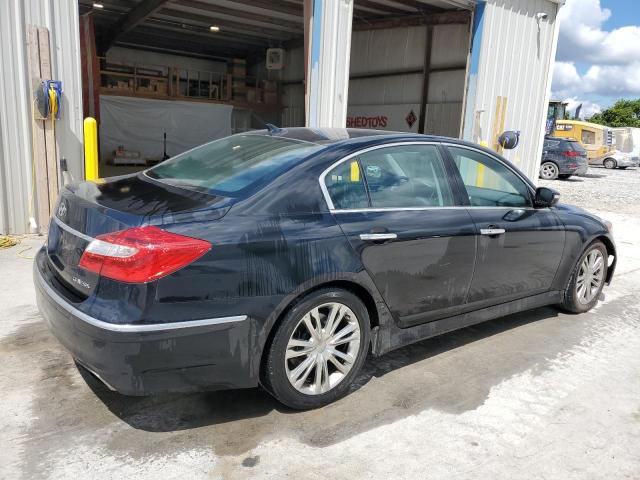 KMHGC4DD4DU256548 - 2013 HYUNDAI GENESIS 3.8L Қара фото 3