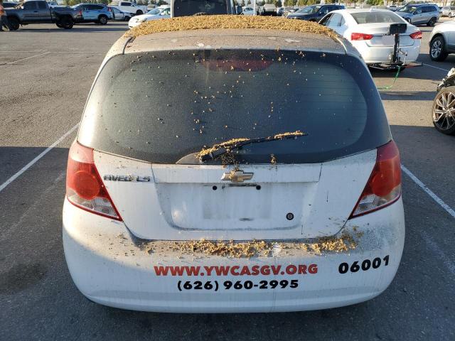 KL1TD66646B553531 - 2006 CHEVROLET AVEO BASE Ağ foto 6