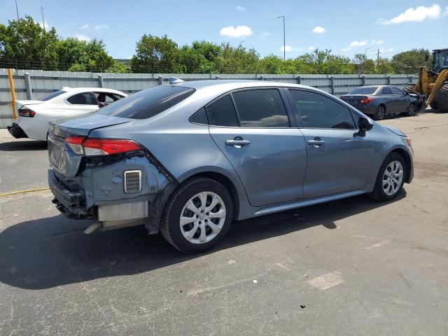 JTDEPRAE7LJ025864 - 2020 TOYOTA COROLLA LE BLUE photo 3