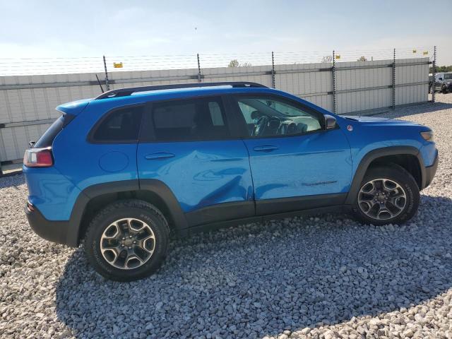1C4PJMBX5MD142288 - 2021 JEEP CHEROKEE TRAILHAWK BLUE photo 3