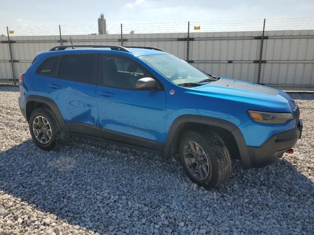 1C4PJMBX5MD142288 - 2021 JEEP CHEROKEE TRAILHAWK BLUE photo 4