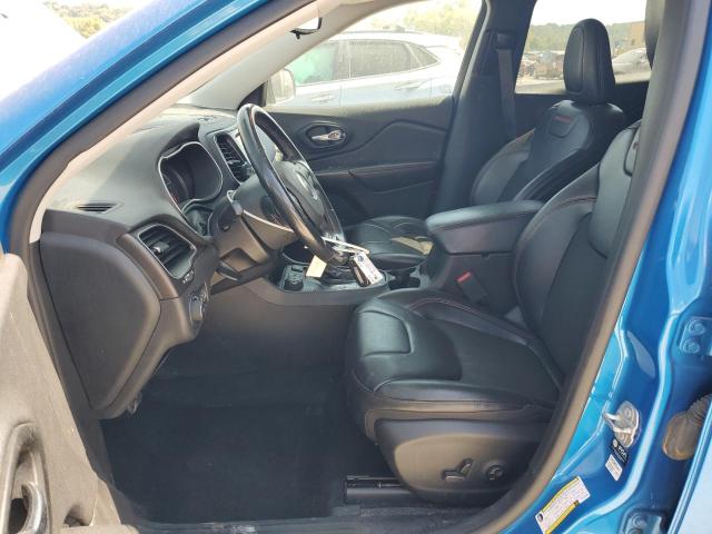 1C4PJMBX5MD142288 - 2021 JEEP CHEROKEE TRAILHAWK BLUE photo 7