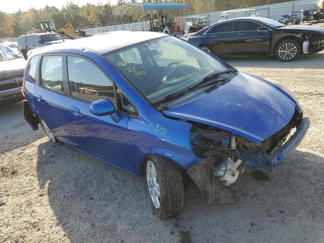 JHMGD38677S026220 - 2007 HONDA FIT S BLUE photo 4