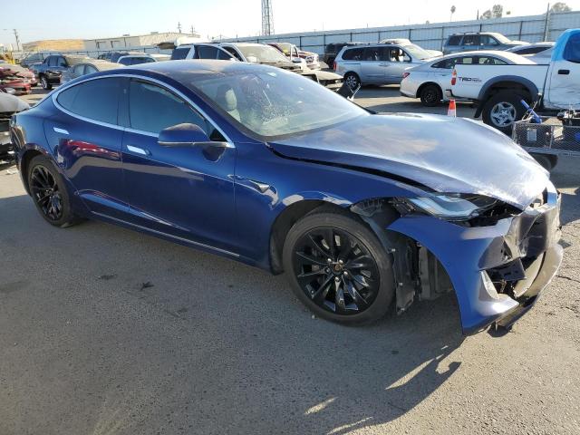 5YJSA1E2XHF191493 - 2017 TESLA MODEL S Синій фото 4