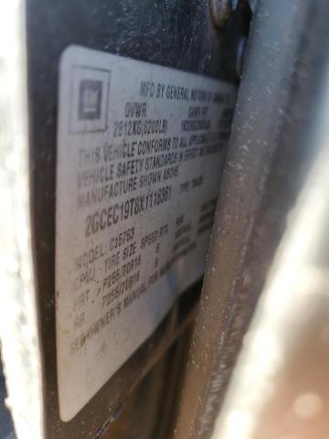 2GCEC19T8X1118361 - 1999 CHEVROLET SILVERADO C1500 银色 照片 12