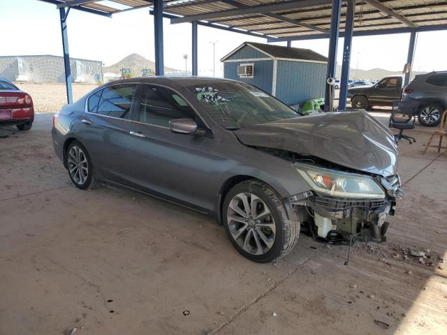 1HGCR2F55DA271722 - 2013 HONDA ACCORD SPORT GRAY photo 4