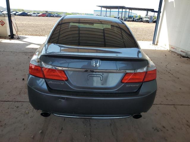 1HGCR2F55DA271722 - 2013 HONDA ACCORD SPORT GRAY photo 6