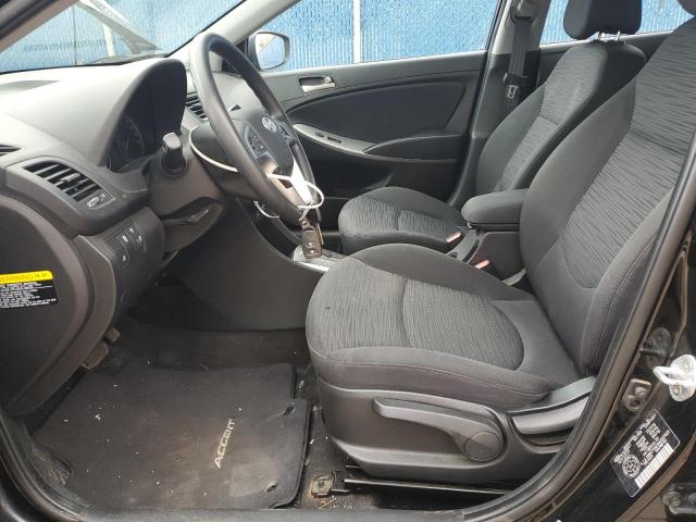 KMHCT5AE3HU367423 - 2017 HYUNDAI ACCENT SE BLACK photo 7