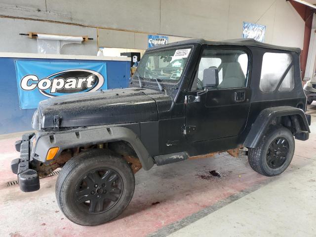 1J4FA29P42P703706 - 2002 JEEP WRANGLER / SE BLACK photo 1