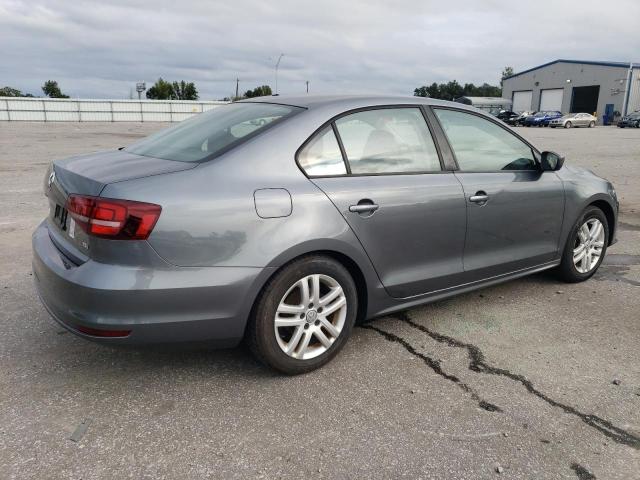 3VW2B7AJXJM261487 - 2018 VOLKSWAGEN JETTA S GRAY photo 3