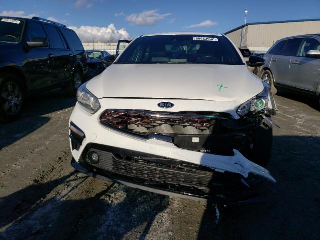 3KPF34ADXLE159260 - 2020 KIA FORTE GT LINE WHITE photo 5