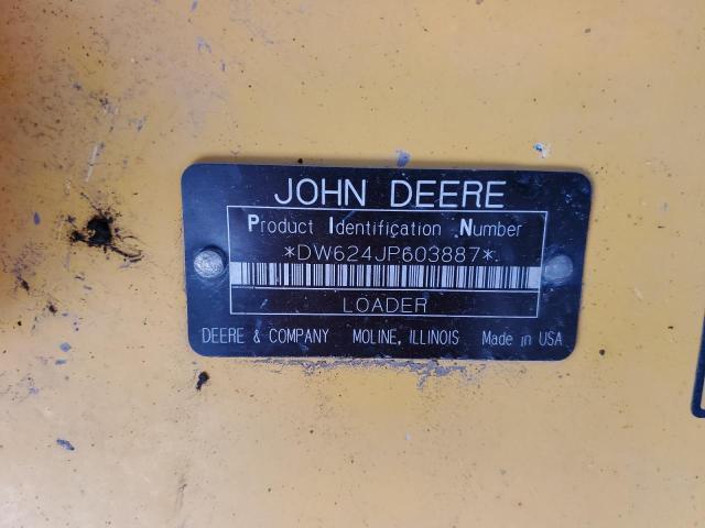 DW624JP6038871111 - 2006 JOHN DEERE LOADER YELLOW photo 10