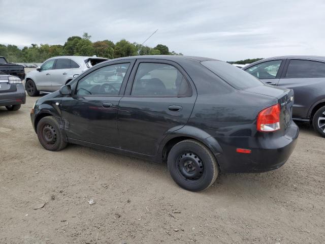KL1TD56606B562575 - 2006 CHEVROLET AVEO BASE Czarny zdjęcie 2