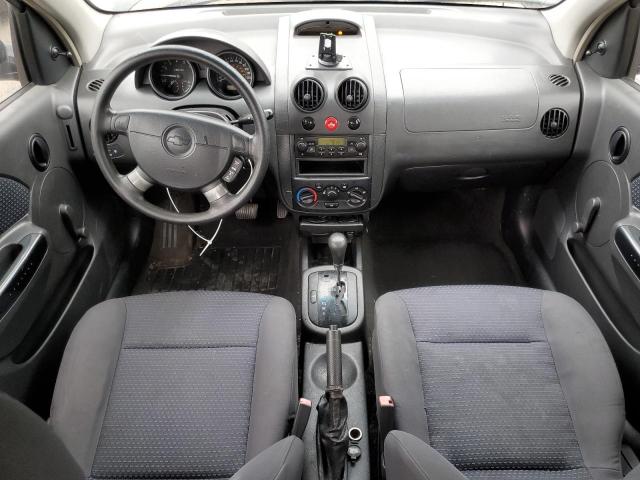 KL1TD56606B562575 - 2006 CHEVROLET AVEO BASE Czarny zdjęcie 8