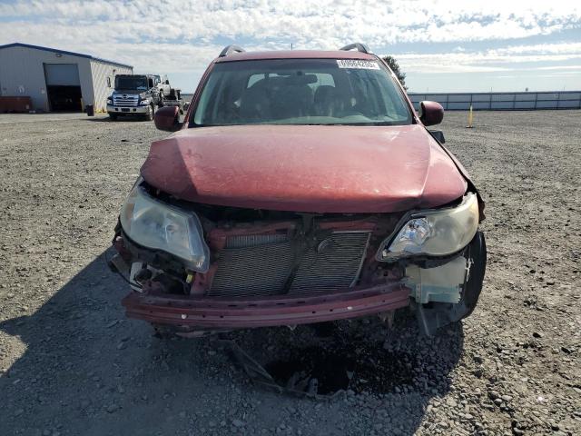 JF2SHADC8BH747136 - 2011 SUBARU FORESTER 2.5X PREMIUM RED photo 5