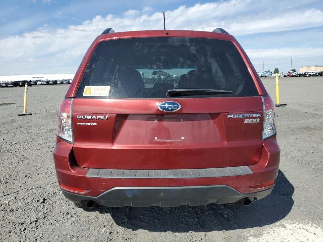 JF2SHADC8BH747136 - 2011 SUBARU FORESTER 2.5X PREMIUM RED photo 6