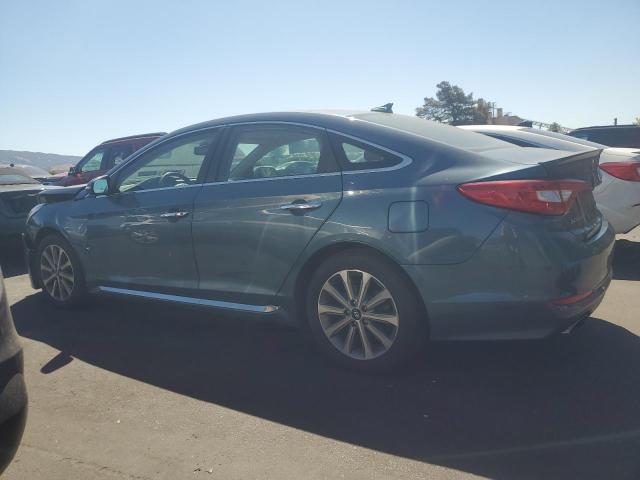 5NPE34AF5HH459627 - 2017 HYUNDAI SONATA SPORT BLUE photo 2