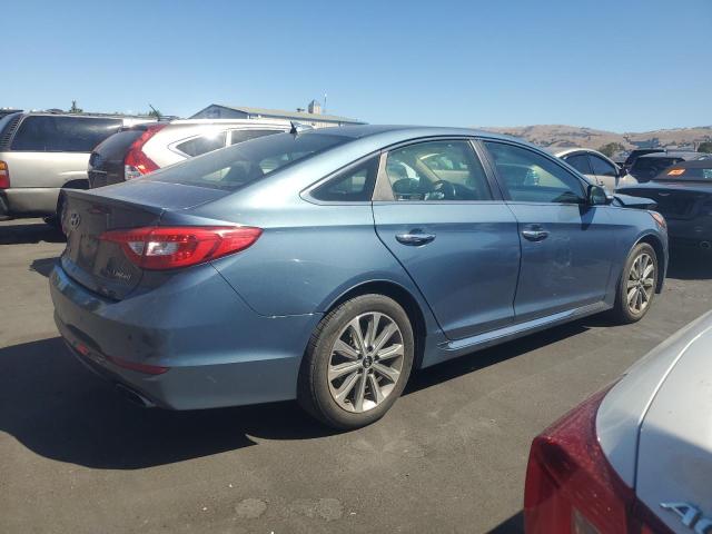 5NPE34AF5HH459627 - 2017 HYUNDAI SONATA SPORT BLUE photo 3