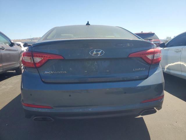 5NPE34AF5HH459627 - 2017 HYUNDAI SONATA SPORT BLUE photo 6