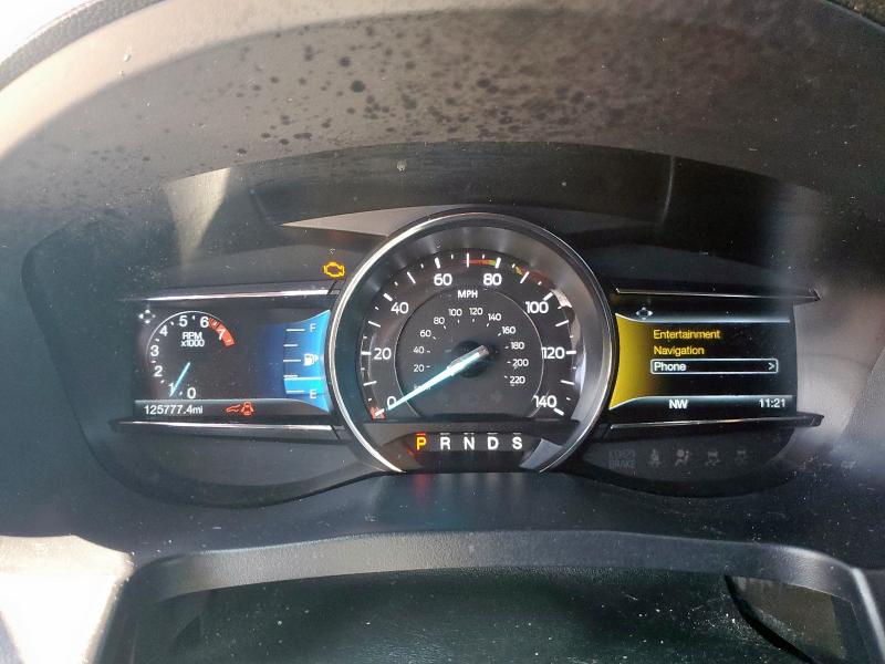 1FM5K7F80GGB39631 - 2016 FORD EXPLORER LIMITED WHITE photo 9