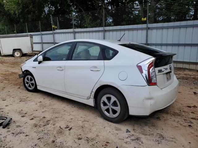JTDKN3DUXD5576051 - 2013 TOYOTA PRIUS WHITE photo 2