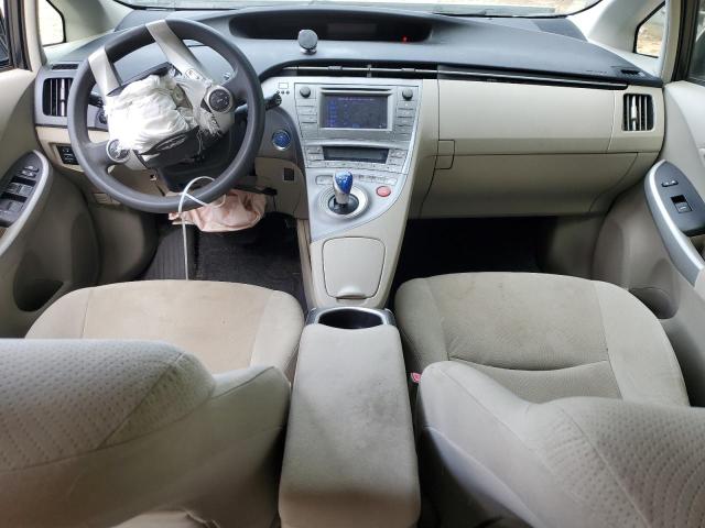 JTDKN3DUXD5576051 - 2013 TOYOTA PRIUS WHITE photo 8