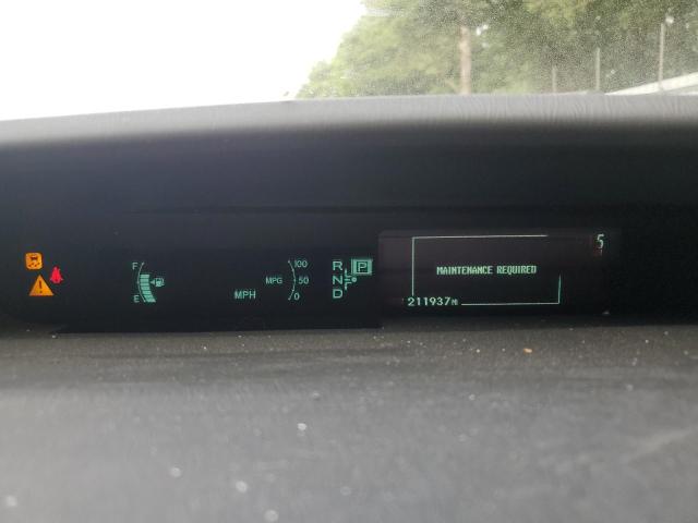 JTDKN3DUXD5576051 - 2013 TOYOTA PRIUS WHITE photo 9