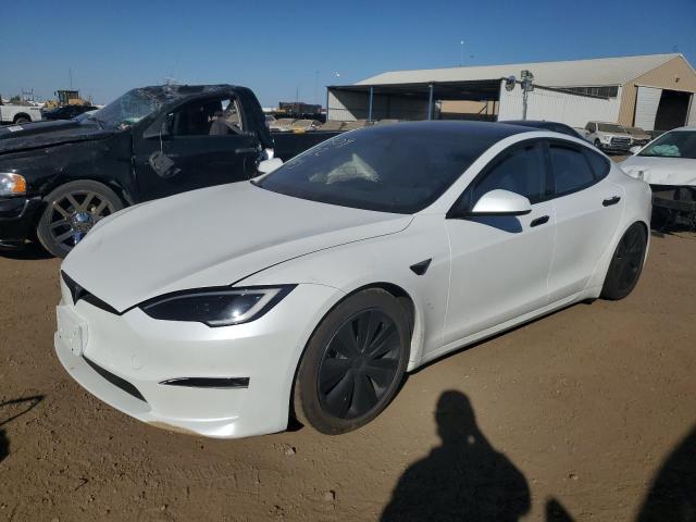 5YJSA1E57PF500748 - 2023 TESLA MODEL S Սպիտակ լուսանկար 1