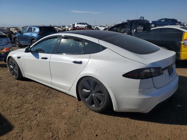 5YJSA1E57PF500748 - 2023 TESLA MODEL S Սպիտակ լուսանկար 2